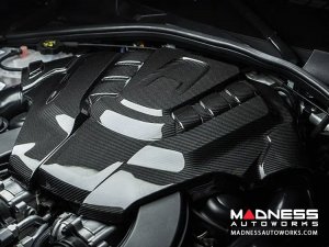 Alfa Romeo Giulia Engine Cover - Carbon Fiber - QV Version Alfa Romeo Giulia Engine Cover - Carbon Fiber - QV Version